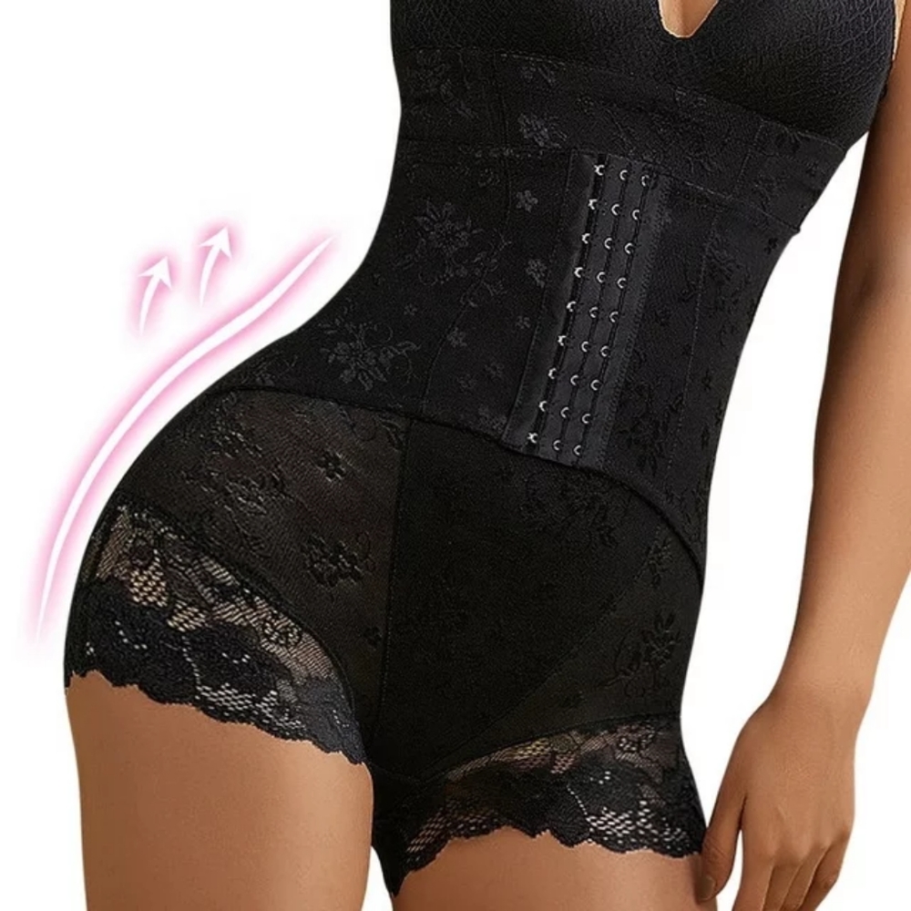 High waist Lace Shaper underwear tummy control Nylon